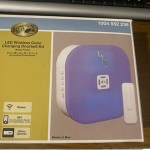 Hampton Bay LED Wireless Color Changing Doorbell Kit